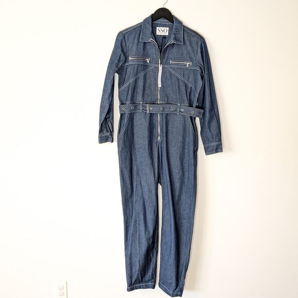 NWT SSO by Danielle denim boilersuit, medium - Picture 1 of 7